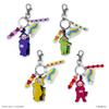 Teletubbies Tinky Winky Rubber Keychain with Beads