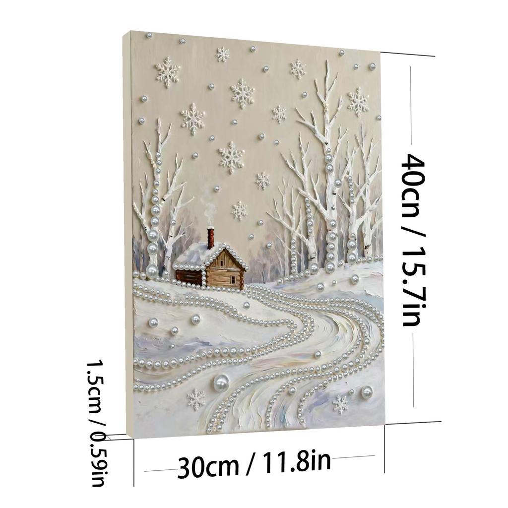 DIY Pearl Painting Kit for Adults Beginners Home Wall Decor Pearl Painting Art Kits With Frame 30x40cm