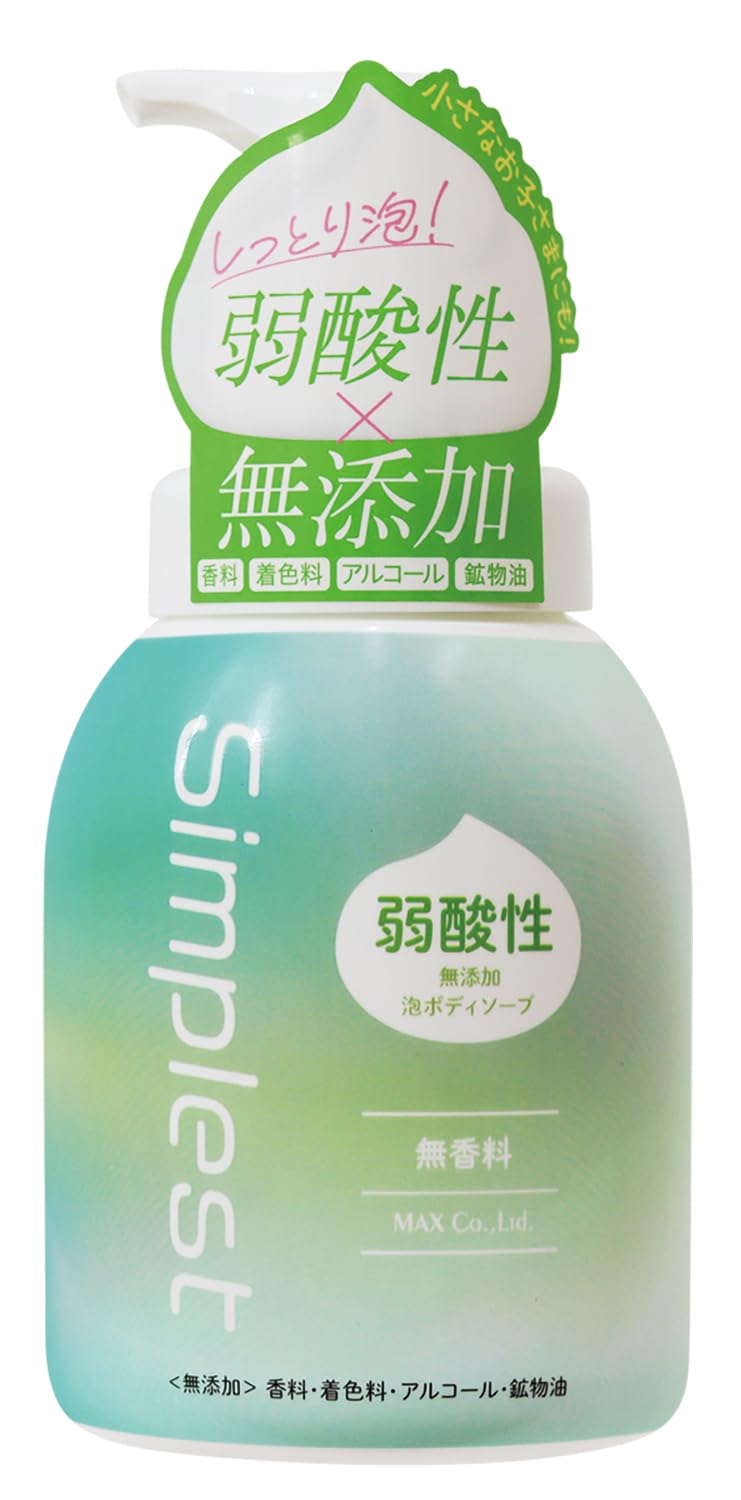 

Simplest Mildly Acidic Additive-Free Foaming Body Soap (Main Unit)