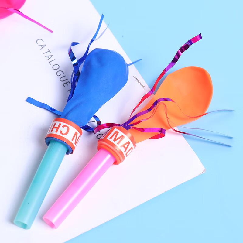 Jiani Bear Mixed Whistle Balloons - 10-Pack Set (500 Balloons)