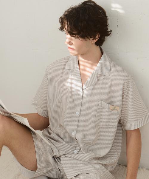 [Rosa Zone] [2er-Pack] Mondschein Kurzarm Kragen Pyjama-Set [Versand aus Korea] 100% Original