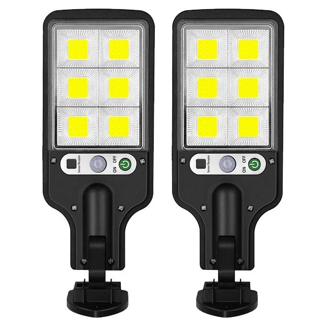 

1~5 шт. уличные солнечные фонари наружные светодиодные солнечные лампы 108COB с 3 режимами освещения датчик движения безопасность для сада патио дорожка двор