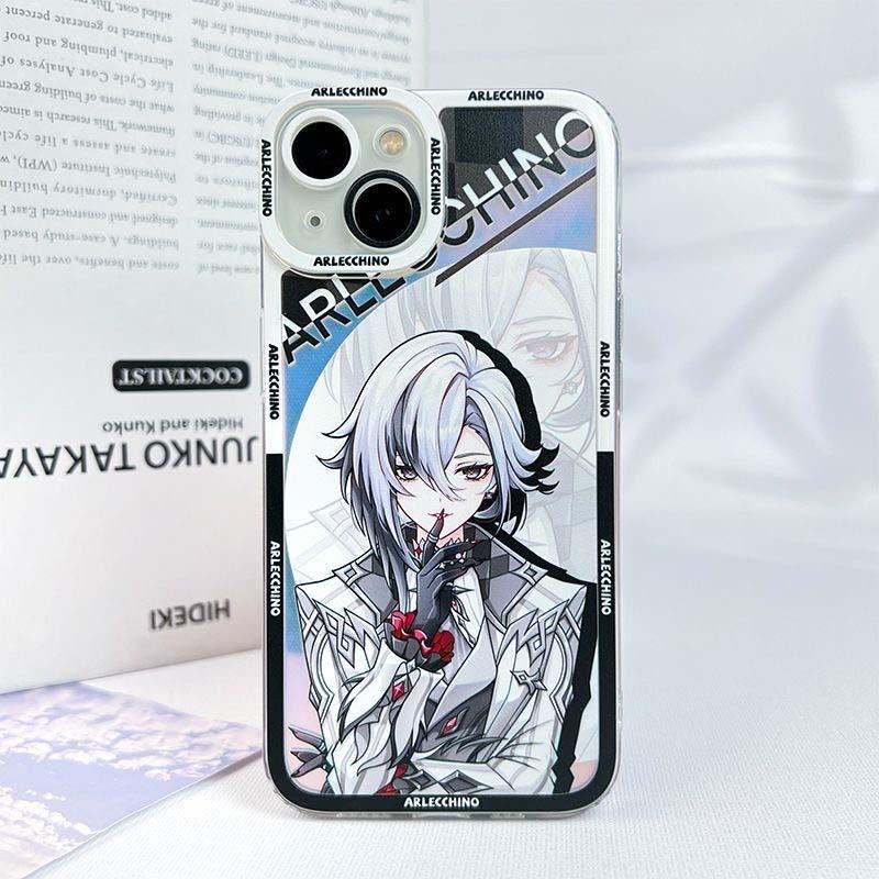 Phone Case for Infinix Note 40 Hot 40i Smart 8 7 6 Plus Tecno Spark 20 GO 2024 2022 20C Pova 2 3 4 6 Pro Soft TPU Genshin Impact