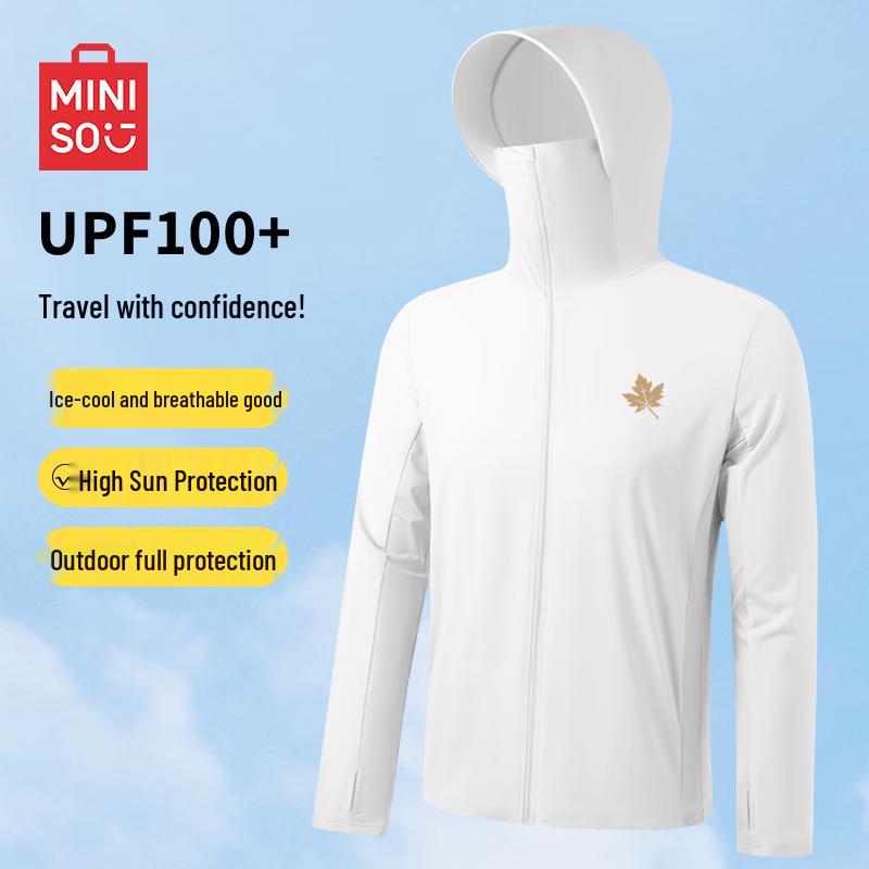 MINISO Men s Hooded Quick-Dry Cooling Sun Protection Jacket M