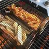 304 Stainless Steel BBQ Cage Cylinder Grill Smoker Mesh Basket - In Stock