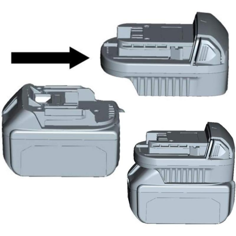 MT20ML Adaptér/Převodník baterie pro Makita 18V na pro Milwaukee 18V Adaptér pro Li-ion baterii BL1860B/BL1860/BL1850B