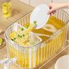 Cold Bubble Bucket With Strainer Household Fridge Bucket Teas and Juices Cooler Maker for Juices Water Coffee Fruit Tea