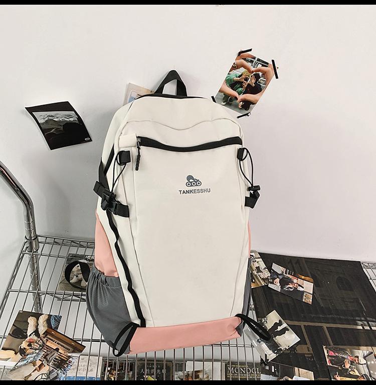 School bag travel outdoor mountaineering backpack new trend couple versatile school bag large capacity high value simple shoulder bag
