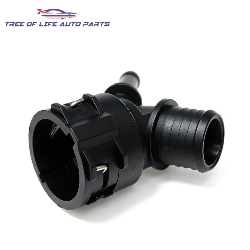 New Radiator Coolant Hose Connector For Skoda Octavia Superb Kodiaq Yeti Seat Leon Ibiza Ateca Tarraco 1.6TDI 2.0TDI 5QF122157B