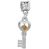 2pcs /Lot 45 Styles Key &Lock Sparkling Beads Charm Pendant Fit Diy Original Bracelets Necklaces For Women Men Jewelry Making