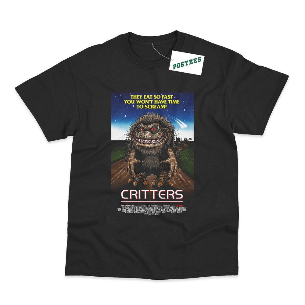 Retro Movie Poster Inspired By Critters DTG Printed T-Shirt