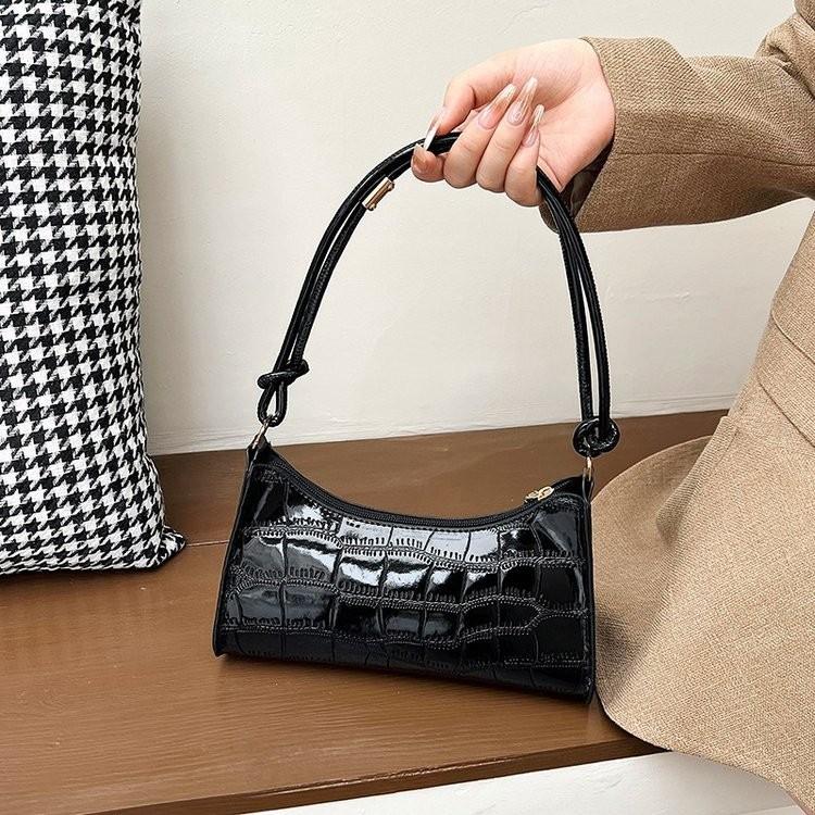 Stylowa Koreańska Damska Torba Ręczna Modna Torba Tote Do Codziennego Użytku W Kolorze Czarnym Niebieskim Różowym I Bordowym