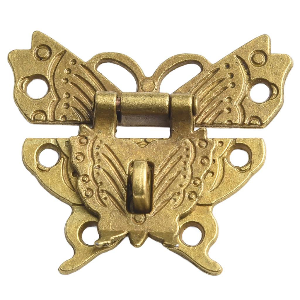 For Collectibles Bronze Hasp Latch Antique Bronze Lock For Collectors Versatile Compatibility Collectible Item