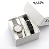 KLON Slim Solar Style Hide Time 2nd Strap Set, a simple, 38mm solar watch for men and women. Includes a replacement strap set.