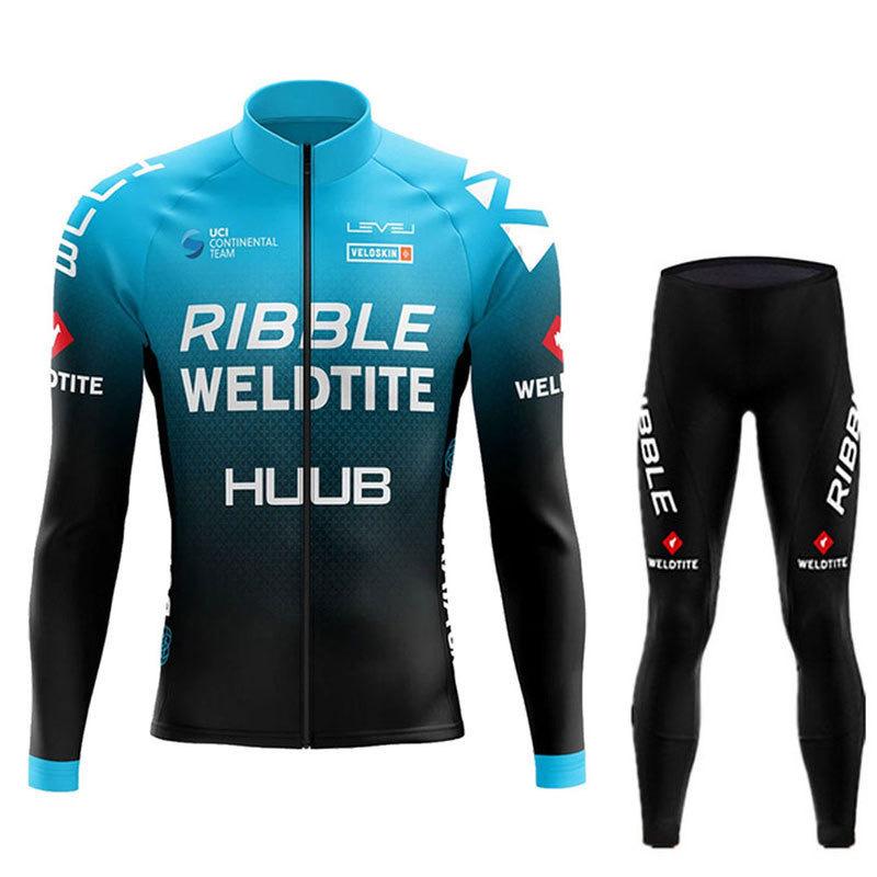 Long Sleeve  Sweat-absorbing Quick-drying Highway Spring and Autumn Men's and Women's Cycling Suit 2026 Autumn Breathable Cycling Suit Set