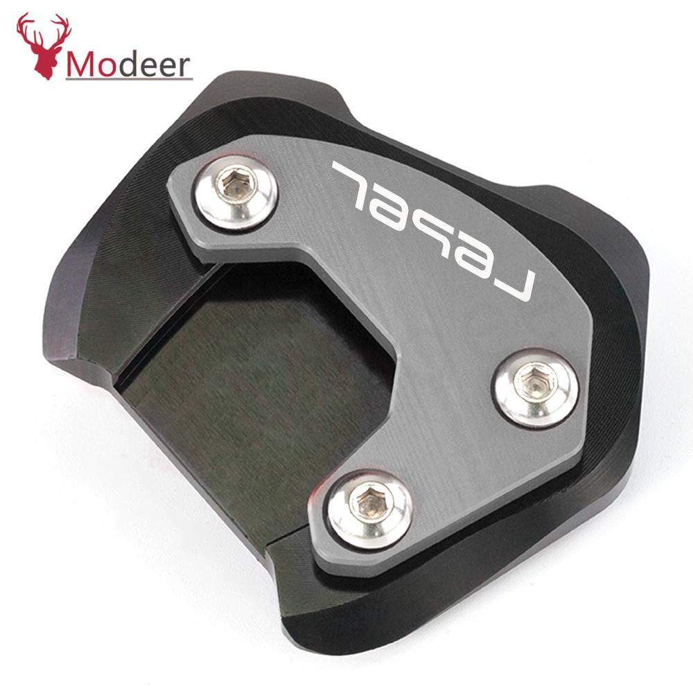 

Подставка для ног, боковая подставка-удлинитель для HONDA REBEL CMX 300 500 CMX300 CMX500 2017-опорная пластина, увеличенная серый