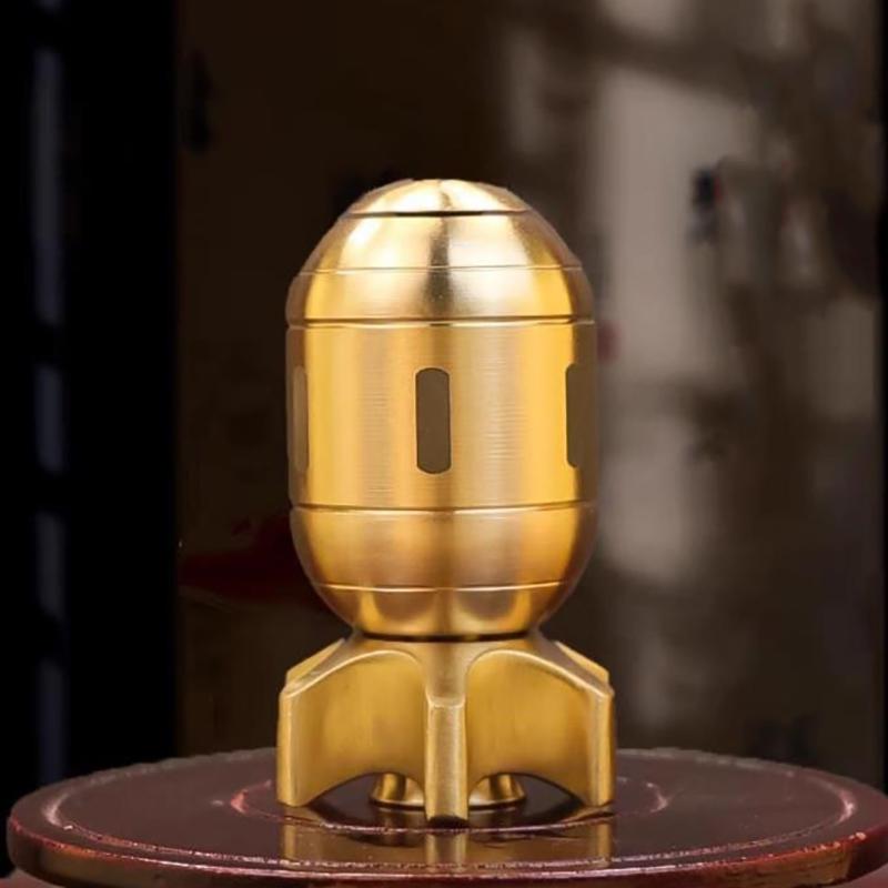 Neue Simulation von kleinem Torpedo-Fingerspitzen-Kreisel Metall Dekompressionsartefakt Kreatives Dekompressions-Rotationsspielzeug