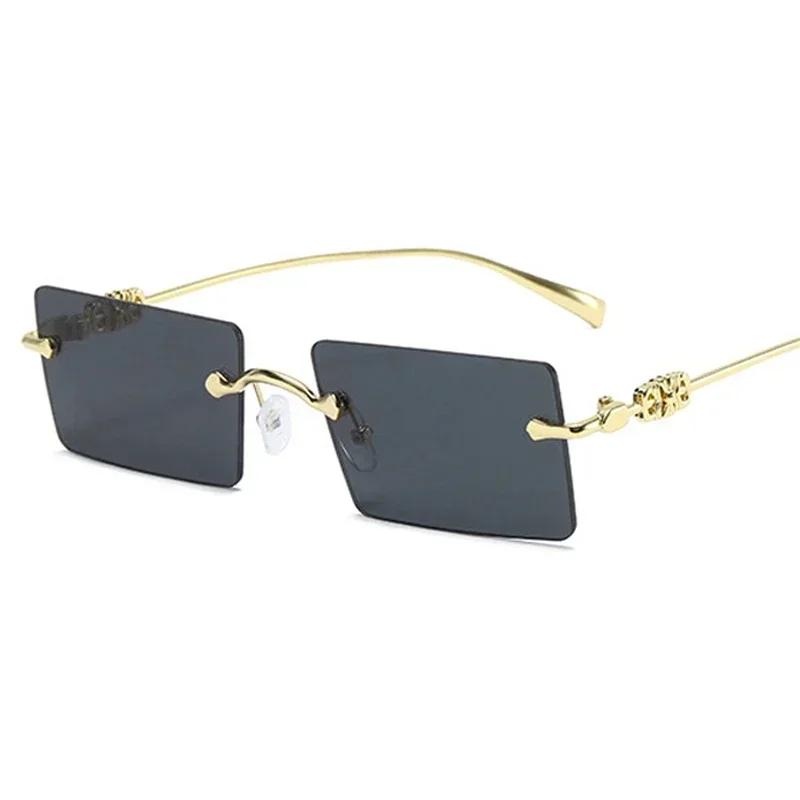 Outdoor Small Frame Square Sunglasses Women Men Colorful Minimalist Sun Glasses Mirror Black Colors Designer Brand Fashion