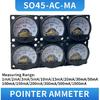 SO-45 AC mA Ammeter Pointer Analog Circular Marine Plastic Instrument Measuring Current Tools Factory Wholesale Genuine