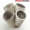 Stainless Steel 4 Cylinder Manifold Header Merge Collector Fit T3/T4 T3 T3/T4 (72mm x 48mm) Out size Turbo Inlet