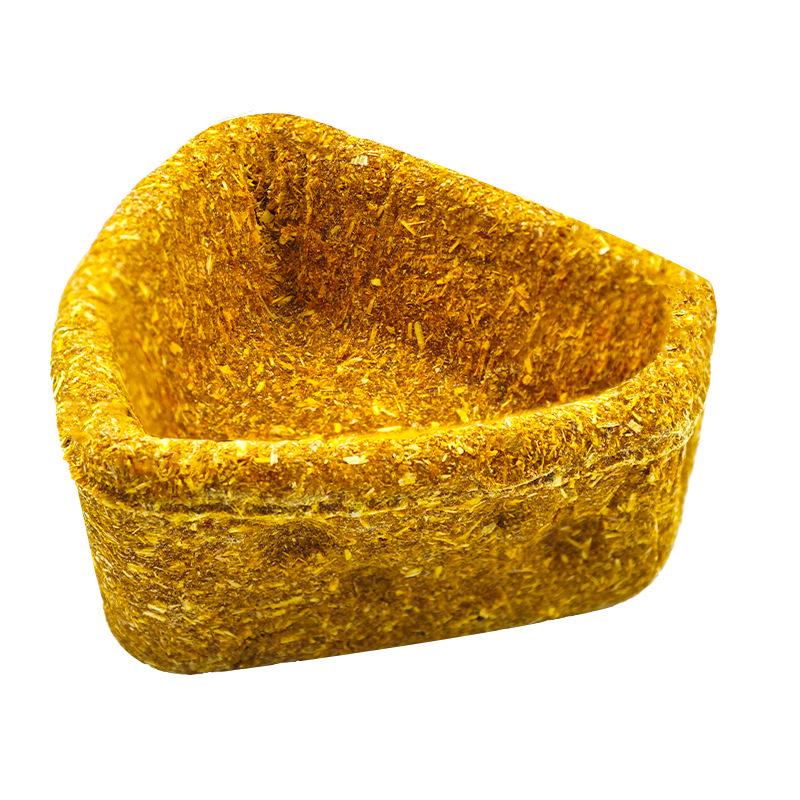 

Golden Bear Hamster Cheese Chewing & Snack Set: Bowl, Stick, Landscaping Supplies & Boredom Relief Toy