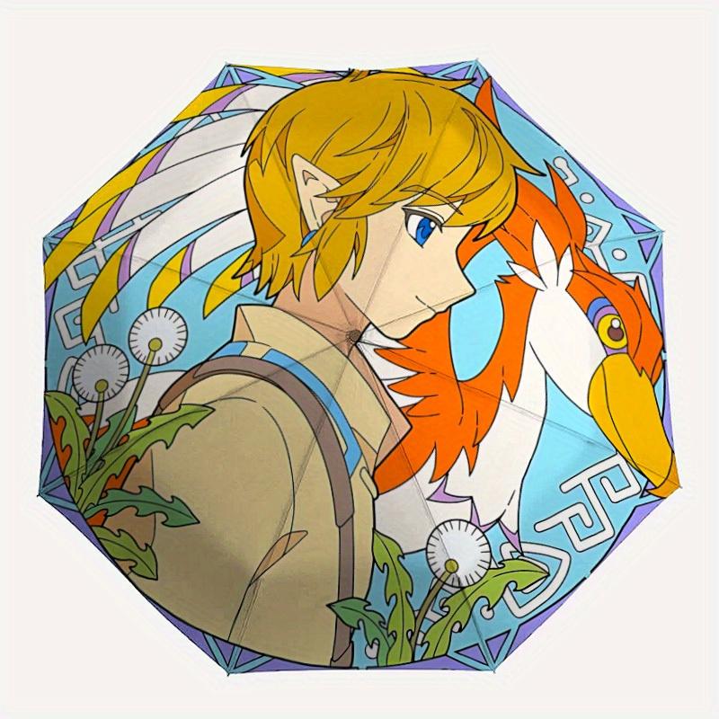 

1pc THE LEGEND OF ZELDA Design Automatic Open/Close Umbrella - Compact Travel Umbrella, Perfect Gift for Friends -Intricate Design Umbrella yy250811
