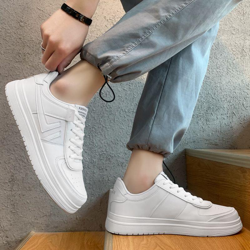 Scarpe da Uomo Taglia Extra Large 45464748 Scarpe da Ginnastica Autunno e Inverno Scarpe Sportive Cento Antiscivolo Traspiranti Scarpe Bianche Scarpe da Corsa per Studenti