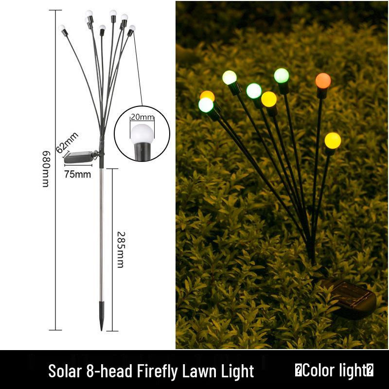 Waterproof Solar Firefly Courtyard Lights for Garden and Villa Decor