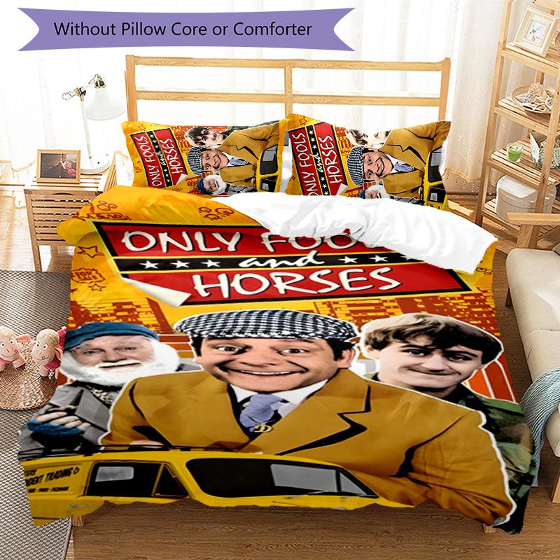 Only Fools and Horses 3pcs Bedding Set Duvet Cover Closure Includes 1 Duvet Cover & 2 Pillowcases for All Seasons Bedroom Home Dorm Decor