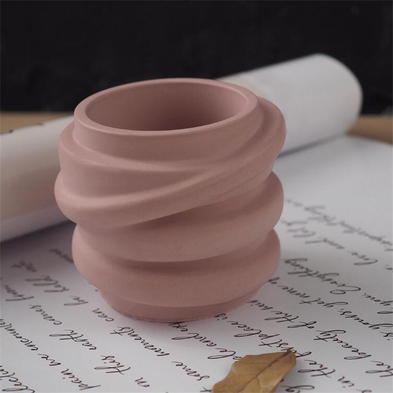 Forme neregulate rotunde din silicon pentru borcane mici cu flori suculente DIY