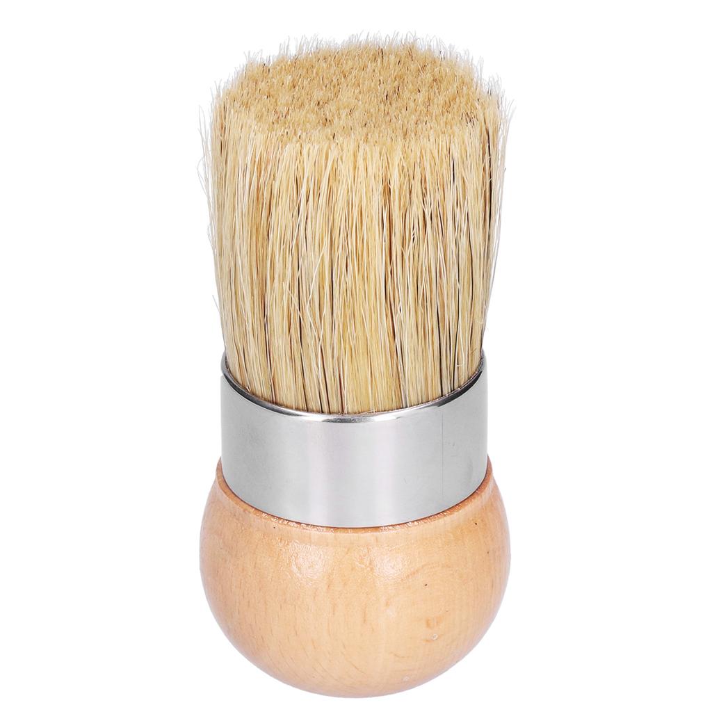 2Inch Round Head Brush Decoration Paint Round Bristles Wooden Handle Cleaning Brush