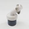 Round Balcony Plastic Floor Drain Adapter for Washing Machine - Anti-Overflow & Backflow Elbow