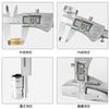 J&T 150mm Digital Caliper with Storage Case, Large-Character LCD Display, Zero-Set Function, Multi-Function Caliper for Inner/Outer Diameter, Depth, a