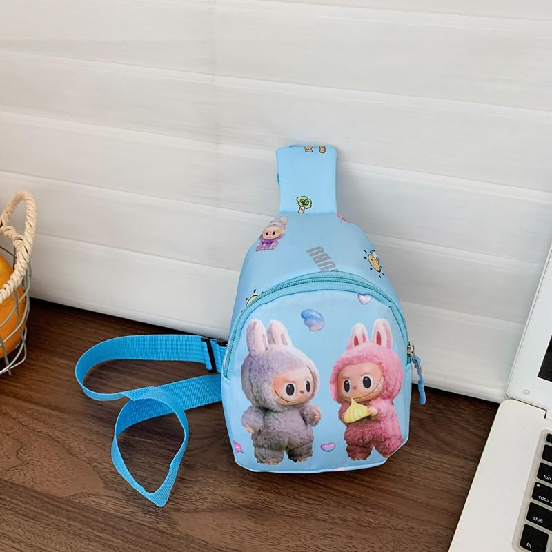 Tecknad Crossbody Bröstväska för Flickor: Nytt modernt myntfodral