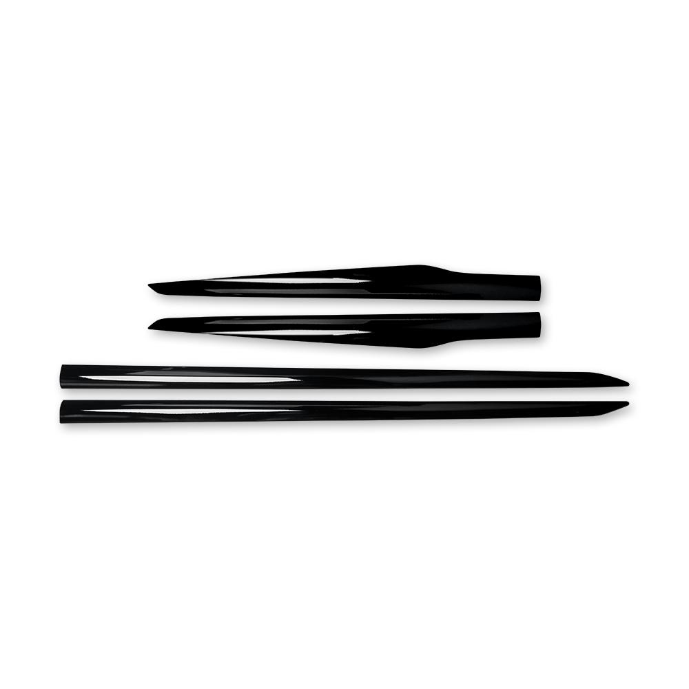 

For Kia Sportage NQ5 -2025 Car Tuning Carbon Fiber Black Car Body Decorative Strip Trim Cover Accessories Black For 4PCS