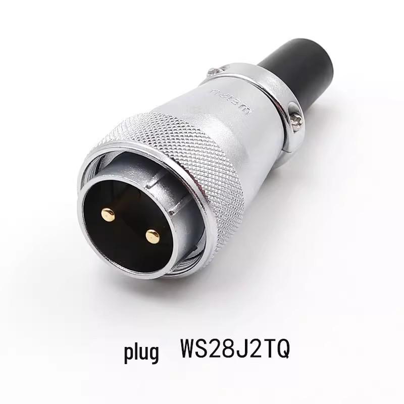 Weipu WS28 23-Pin Aviation Plug Connector, Male-Female Threaded, 479-Hole, 10P12, 16-Pin, 20/26-Pin