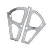 2Pcs Stainless Steel Shoes Drawer Cabinet Hinges Turing Rack Replacement Fittings