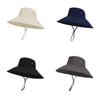 Outdoor Wide Brim Sun Hat With Adjustable Fit For Hiking And Camping