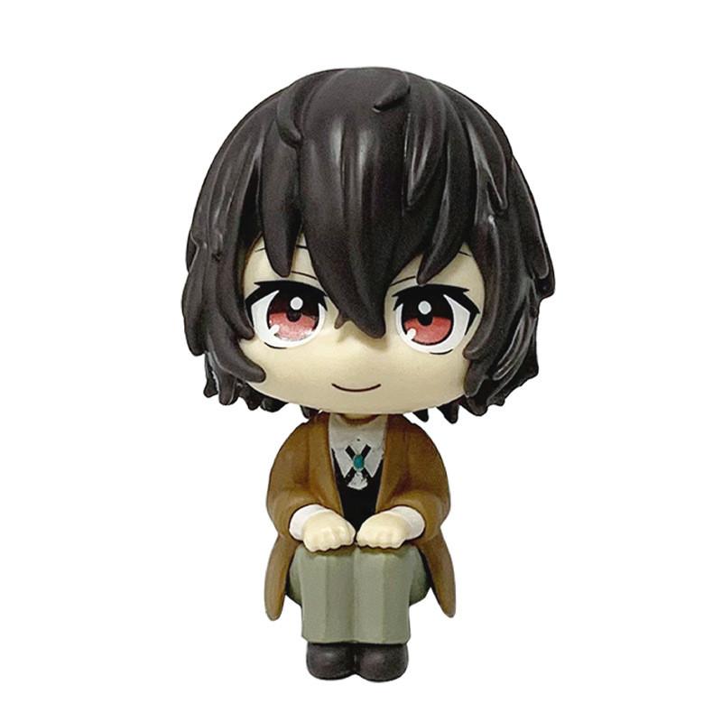 

Bungo Stray Dogs Mediumsize Pvc Dazai Osamu Miniature For Car And Home Display чёрный