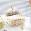 Transparent Fruit Tray Exquisite Storage Can Miscellaneous Organizer Snack Storage Box  Home
