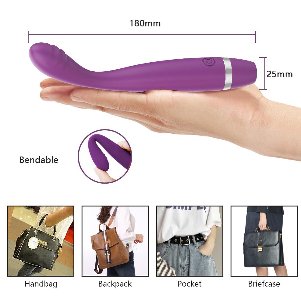 Beginner G-Spot Vibrator for Women 8 Seconds to Orgasm Finger Shaped Vibes Nipple Clitoris Stimulator Sex Toys for Adult Female