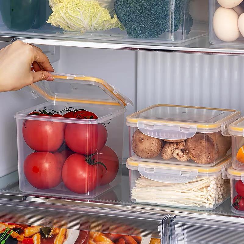 Wholesale Multi-Specification PP Plastic Thickened Storage Box Set with Moisture-Proof Fresh-Keeping Lid Food Sealing