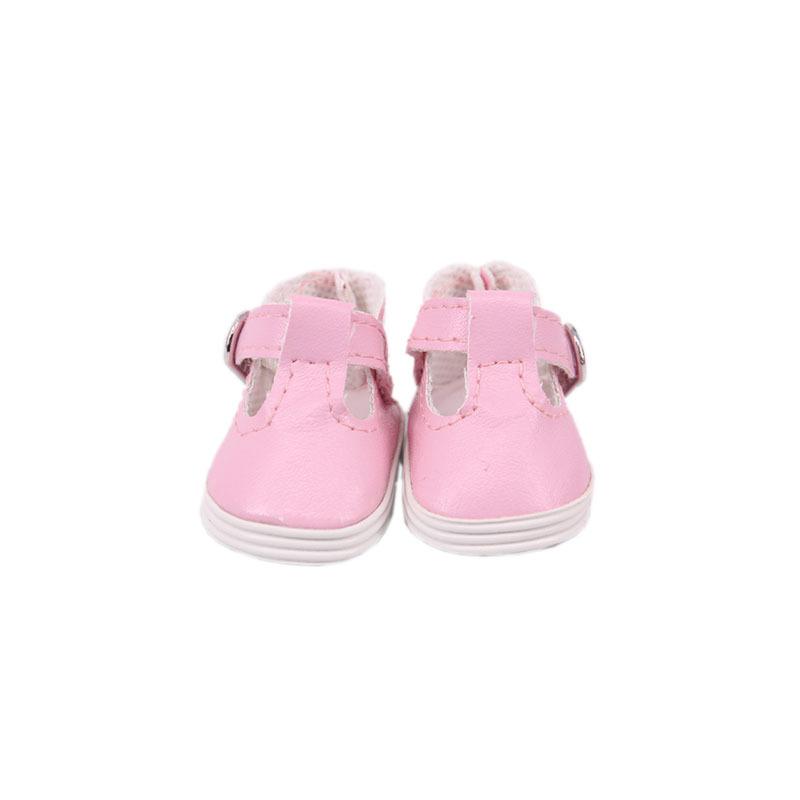 Puppenschuhe aus weichem PU, 5,1 cm, für 36,8 cm große Puppen von 32–34 cm, Geschenkzubehör für Mädchen, 1 Paar