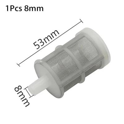 1/5Pcs Irrigation Aquarium Supplies Water Microfilter Diaphragm Pump Filtration Supplies Water Pump Net Filter 8mm 10mm 12mm
