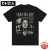 Singer Lana Del Rey Print T Shirt Women Fashion Hip Hop Unisexs Tshirts Streetwear Harajuku Short Sleeve TShirt Unisex Summer Tee