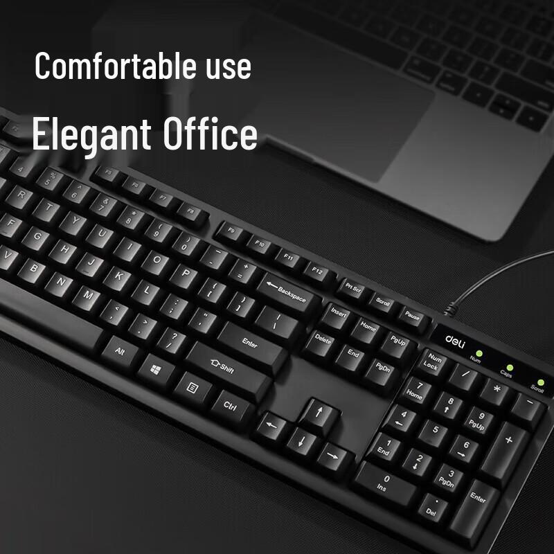 Deli 2168ES Wired Membrane Keyboard