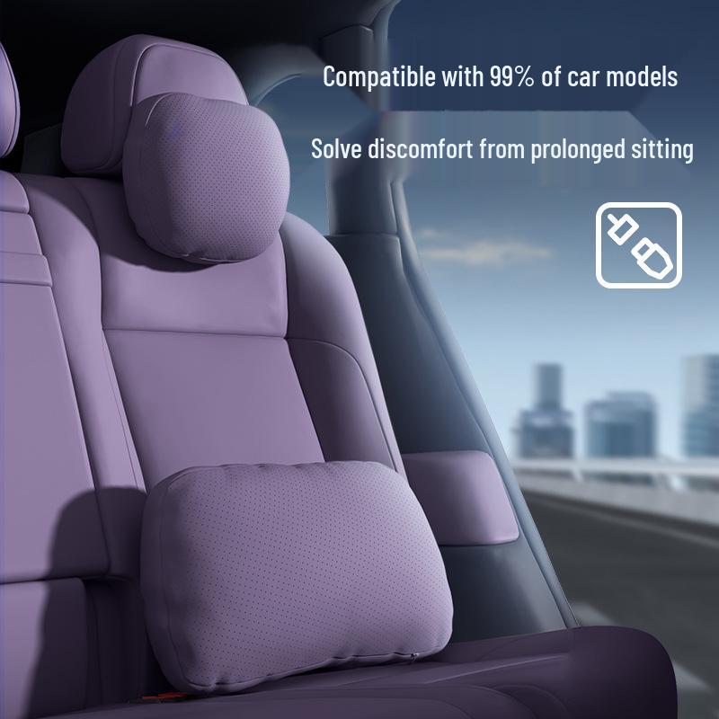 Essential Car Interior Accessories Set for Zero Run Lafa5: Headrest & Lumbar Support with Neck & Waist Protection
