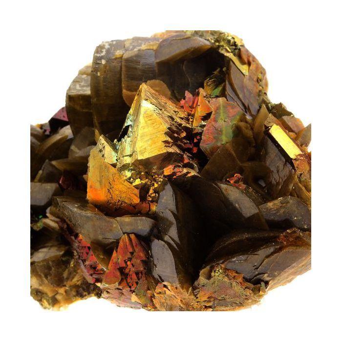 Pierres et Minéraux. Siderite + Chalcopyrite. 1467.0 ct. Kaiwu Mine, Hezhang, Guizhou, Chine.