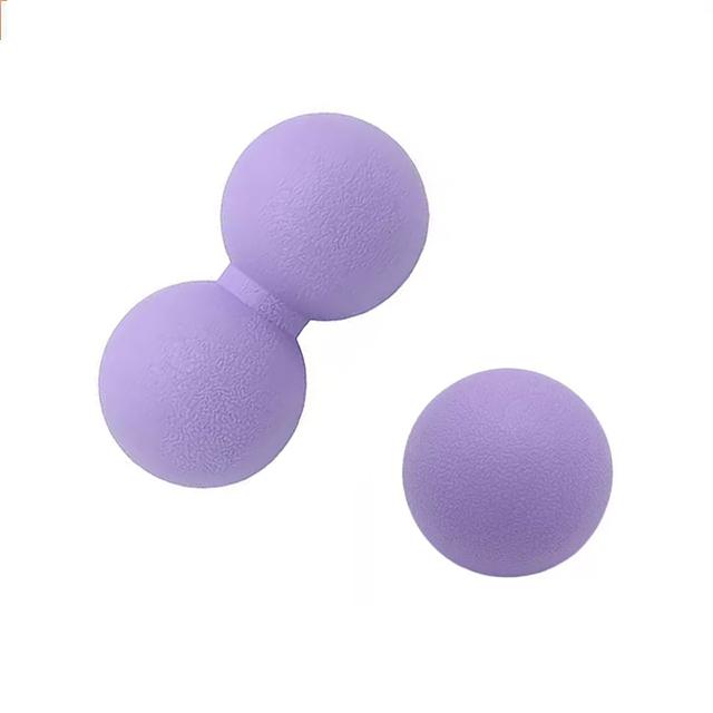 Erdnuss Massage-Roller und Fitness-Massageball für Physiotherapie Tiefengewebsmassage Auch Muskelentspannung Akupunktmassage