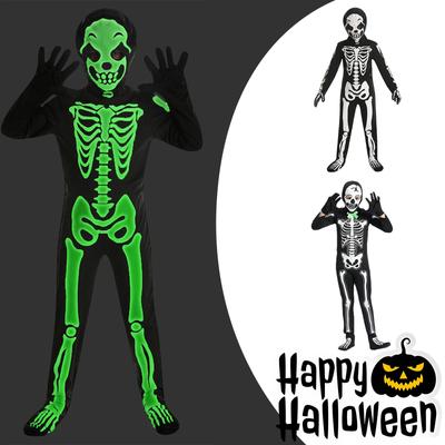 Halloween Children's White Ghost Role Play Costume Stage Ghost Clothes One-piece Party Costume